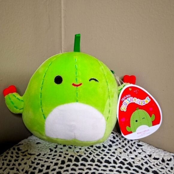 Kellytoy Other - NEW Marcellus Squishmallows Cactus 5 in 2021 Valentine Series